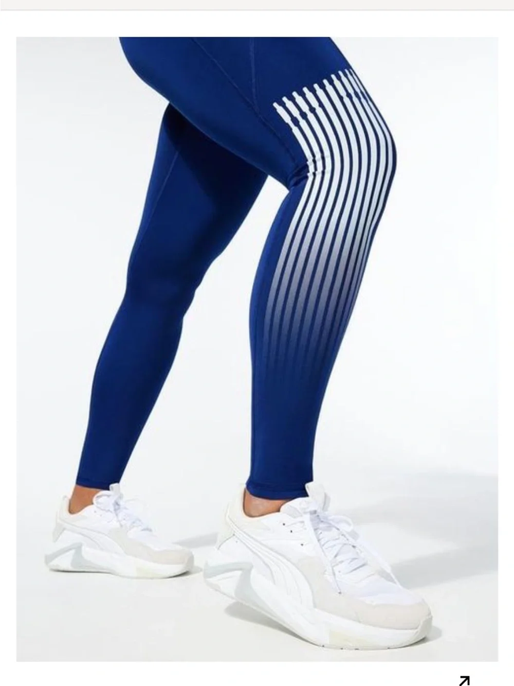 Savage Fenty Performance High-Waist Legging & Sports Bra Set - Deep Blue Small
